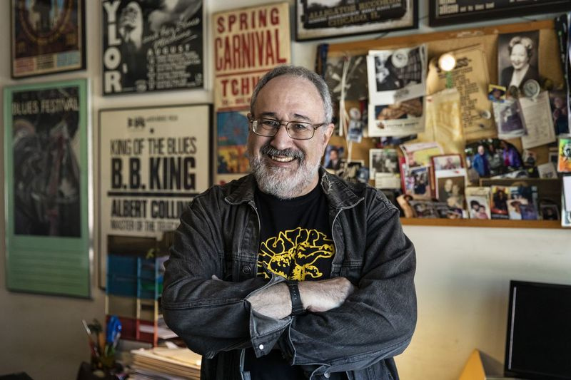 Bruce Iglauer, zakladatel a šéf nezávislého bluesového vydavatelství Alligator Records.