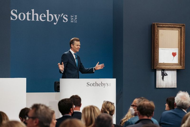 Auf diesem Handout-Foto von Sotheby