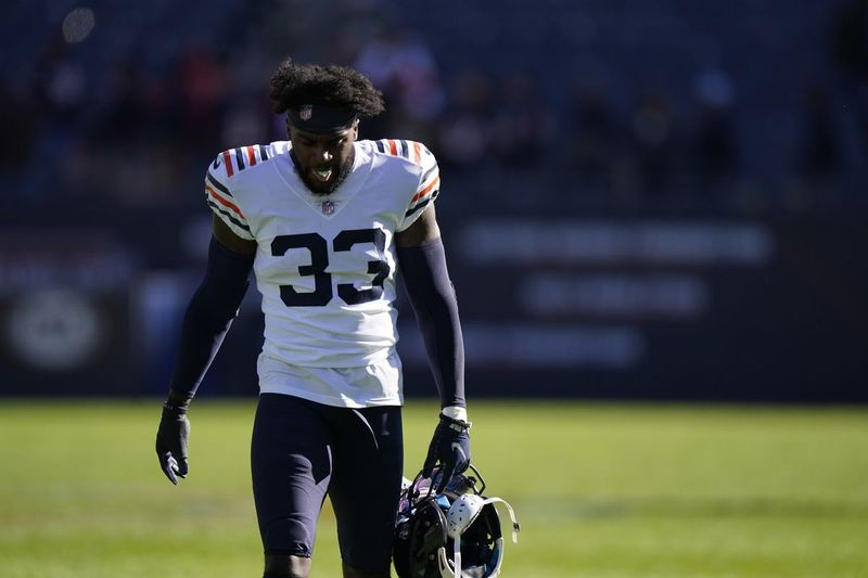 Bearsi nurgakaitsja Jaylon Johnson (33) on sel hooajal kuus söötu katkestanud – jagab NFL-is üheksandal kohal.