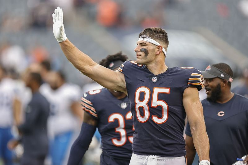 Ο Cole Kmet της δεύτερης χρονιάς του Bears έχει οκτώ δεξιώσεις για 59 γιάρδες και κανένα touchdown αυτή τη σεζόν.