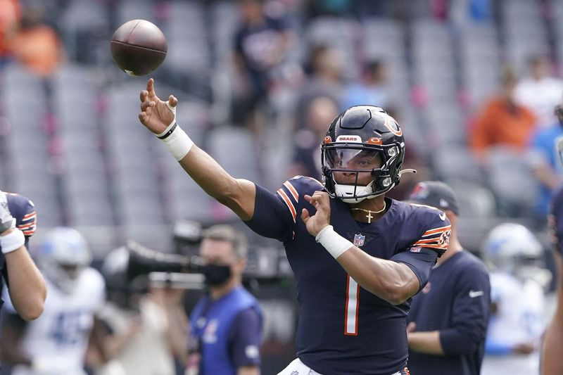 Justin Fields é 2-1 como titular do Bears.