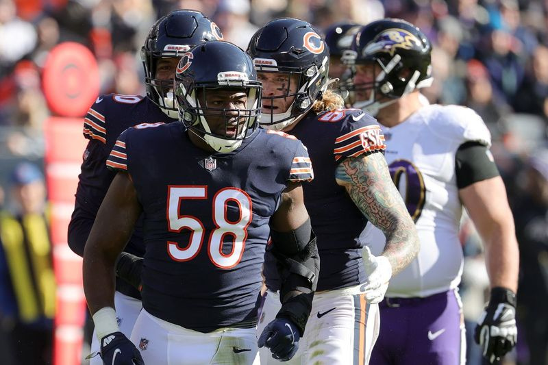 Roquan Smith är trea i NFL med 110 tacklingar.