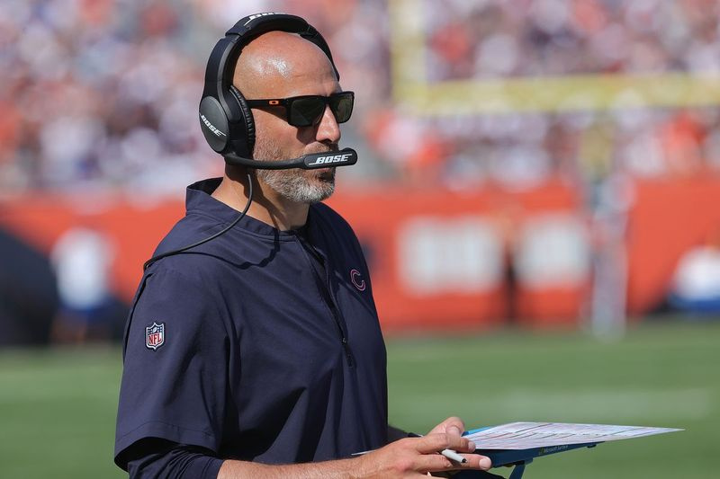El entrenador de los Bears, Matt Nagy, está en su cuarta temporada.