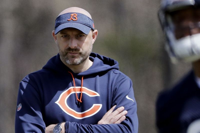 Matt Nagy a une fiche de 31-27 en quatre saisons comme entraîneur-chef des Bears.