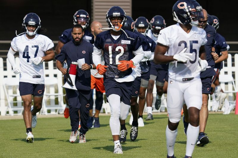 Bears wide receiver Allen Robinson (12) hade haft en karriär-high 102 mottagningar för 1 250 yards och sex touchdowns förra säsongen.