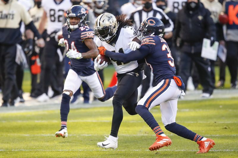 Alvin Kamara und die Saints besiegten die Bears im November in der Verlängerung mit 23:20.