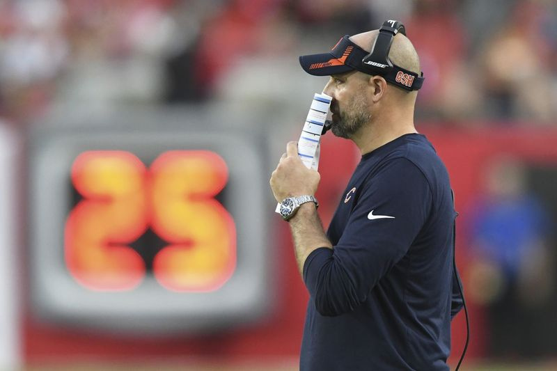 „Bears“ žaidėjas Mattas Nagy nenurodo savo šansų treniruoti prieš „49ers“.