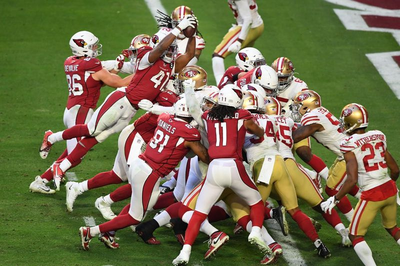 San Francisco 49ers tegen Arizona Cardinals