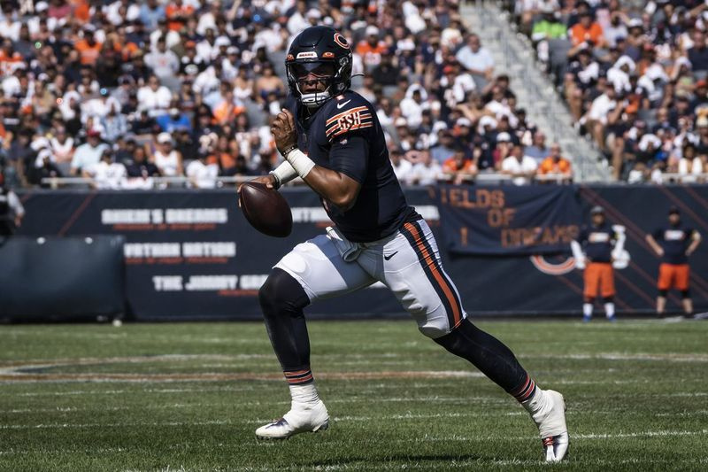 O futuro com que os fãs têm sonhado há cinco meses finalmente se revelou quando Fields substituiu Andy Dalton no domingo na vitória por 20-17 sobre o Bengals.