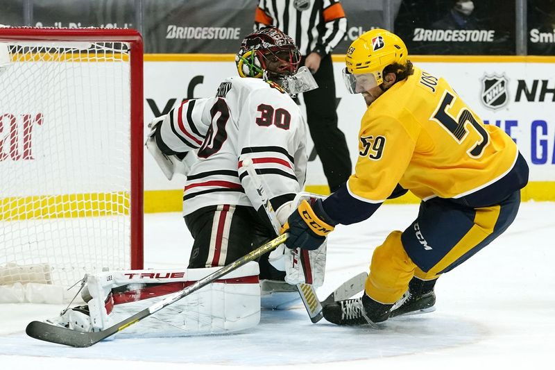 Roman Josi z Nashvillu strelil víťazný gól v predĺžení na Malcolma Subbana.