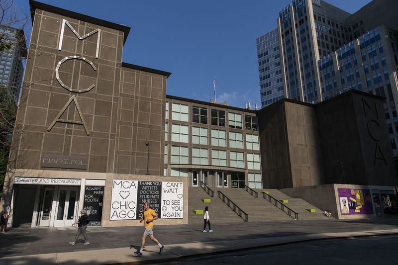 Múzeum súčasného umenia so sídlom na 220 E. Chicago Ave. je jedným z mnohých podnikov, ktoré dostali PPP úver od federálnej vlády uprostred pandémie koronavírusu, utorok 7. júla 2020. | Tyler LaRiviere/Sun-Times