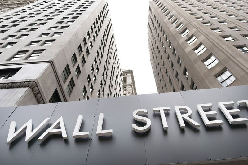 Budynki przy Wall Street w Nowym Jorku
