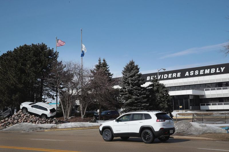 Tovarna Belvidere, kjer izdelujejo Jeep Cherokee, kot je bilo videti leta 2019.