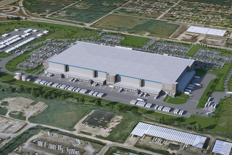 Amazon izpildes centrs Markhamā.