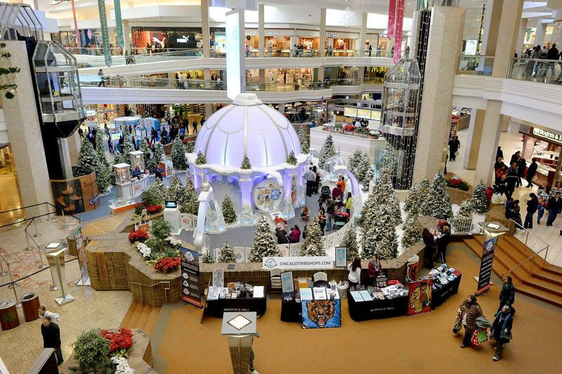 Dav na Deň vďakyvzdania v roku 2013 vo Woodfield Mall v Schaumburgu.