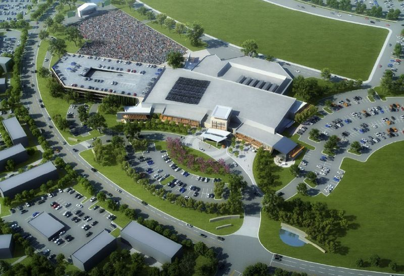 Representación de la primera fase de desarrollo del propuesto North Point Casino.