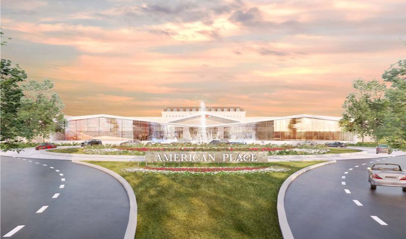 Representación artística del propuesto casino American Place en Waukegan.