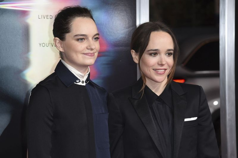 Ема Портнер (лево) и Елиот Пејџ стижу на светску премијеру Флатлинеса 2017. у Лос Анђелесу. Пејџ и Портнер кажу да се разводе после три године брака.