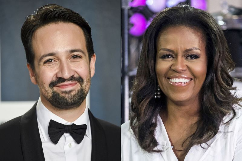 Lin-Manuel Miranda og Michelle Obama vil bli med andre kjendiser i Roll Up Your Sleeves, et vaksineinitiativ som sendes søndag på NBC.