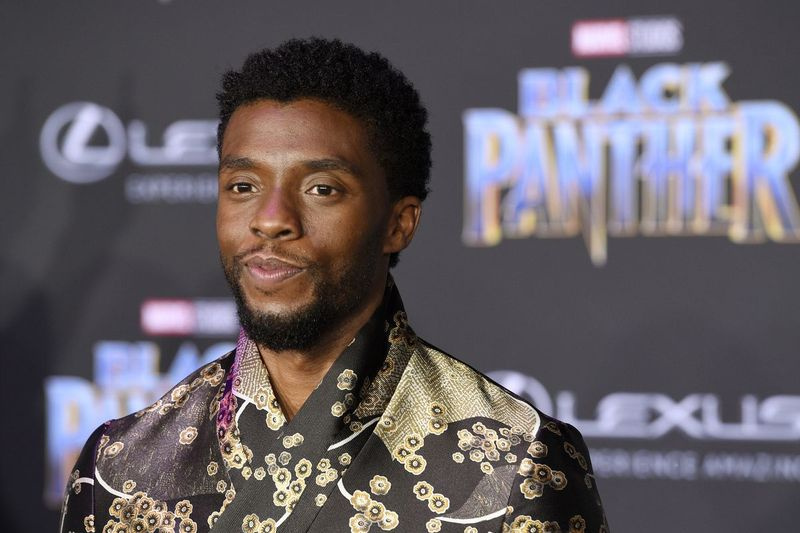 Chadwick Boseman, stjernen i Black Panther, ankommer til premieren på filmen i Los Angeles i 2018.