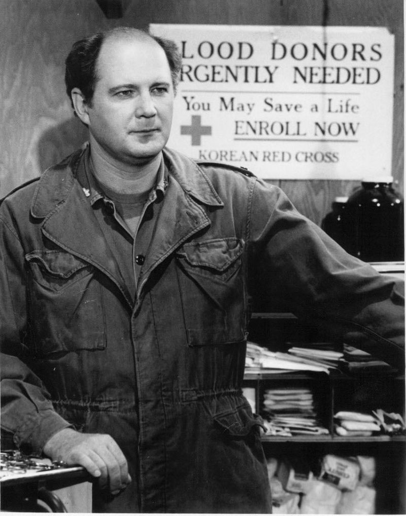 David Ogden Stiers in een scène uit de tv-serie M.A.S.H. | Bestandsfoto