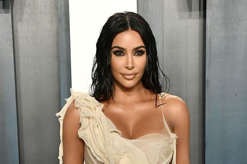 Kim Kardashian West assiste à la Vanity Fair Oscar Party 2020 au Wallis Annenberg Center for the Performing Arts à Beverly Hills, en Californie.