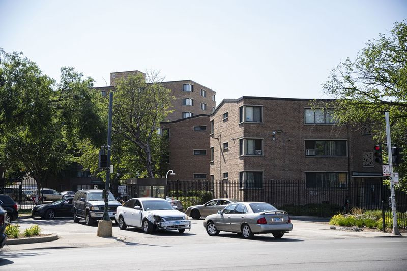 Ein Teil der Parkway Gardens-Entwicklung an der 64th Street und dem Dr. Martin Luther King Jr. Drive.