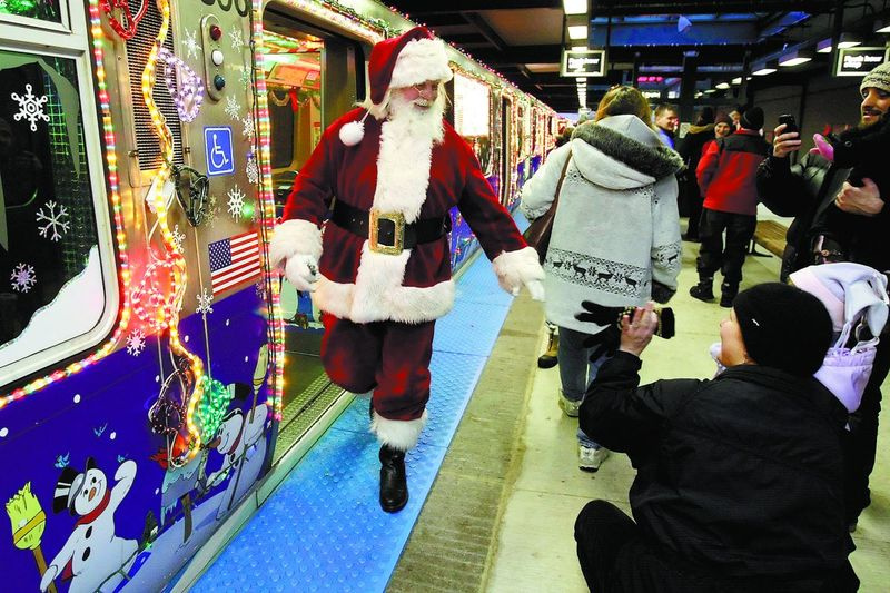 Allstate CTA Holiday Train vil være på sin lystige vej fra fredag ​​den 29. november.