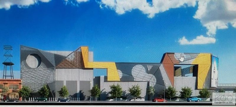 Uma renderização de uma arena de esports planejada para o bloco 2500 da South Wabash Avenue.