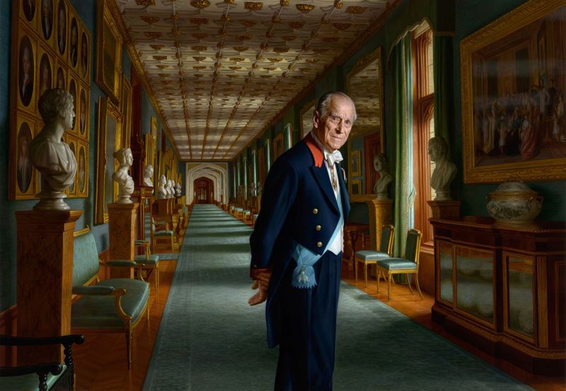 Prins Philip, hertug av Edinburgh, sett i 2017