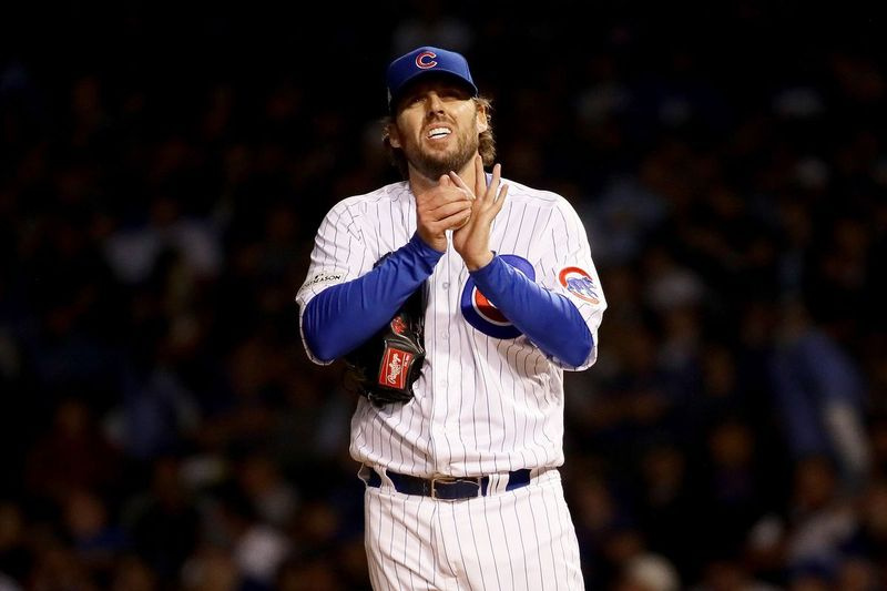 John Lackey under 2017 National League Championship Series mot Dodgers.