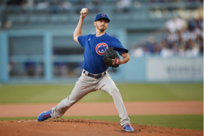 Cubs-starteren Zach Davies kombinerede med relieverne Ryan Tepera, Andrew Chafin og Craig Kimbrel, der ikke ramte Dodgers i sidste uge.