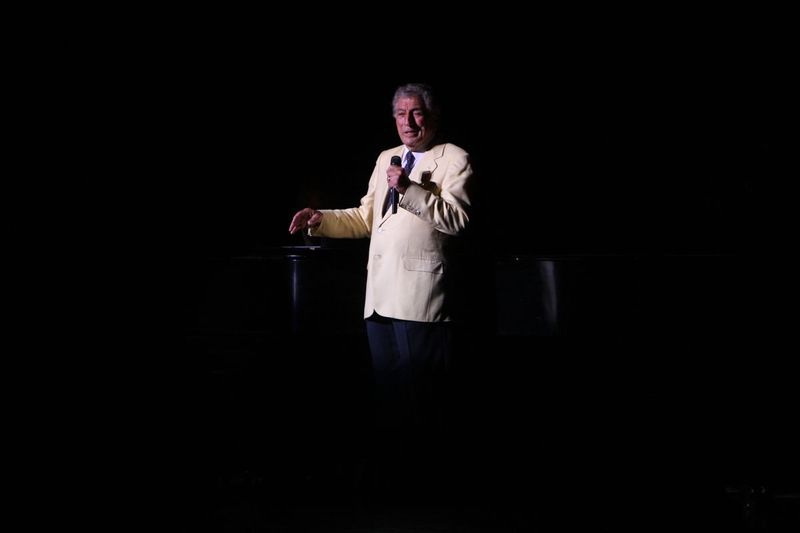 Tony Bennett synger på Ravinia i Highland Park i august 2008.