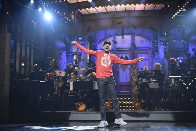 Chance The Rapper på Saturday Night Live i oktober 2019.