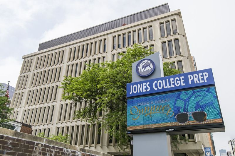 Jones College Prep in Printers Row a Chicago.