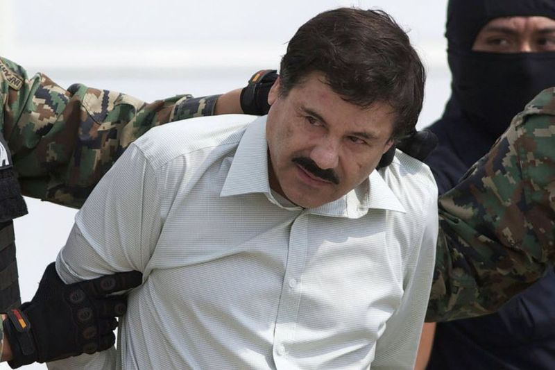 Der jetzt inhaftierte Drogenboss des Sinaloa-Kartells Joaquín El Chapo Guzmán Loera.