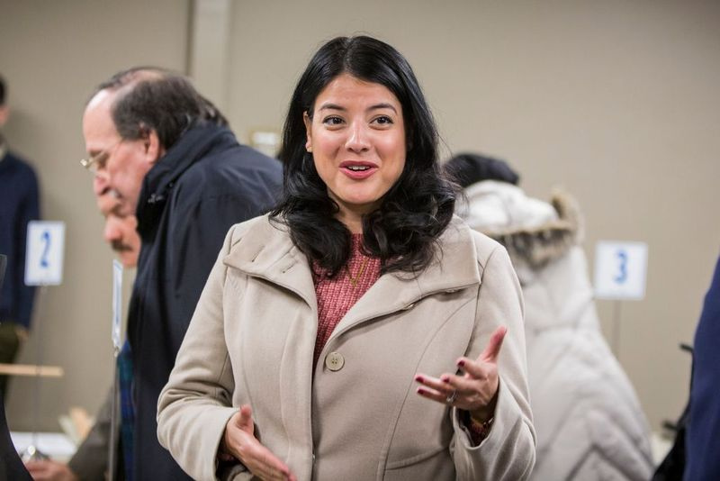 Funcționarul orașului Chicago Anna Valencia în 2018