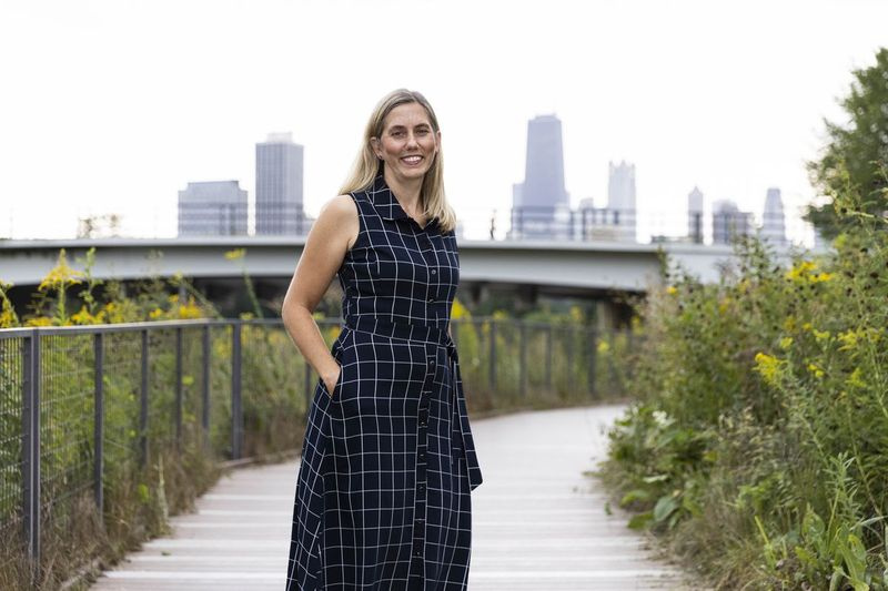 Nieuwe president en CEO van Lincoln Park Zoo Megan Ross poseert voor portret in Lincoln Park, dinsdag 7 september 2021. | Anthony Vazquez/Sun-Times