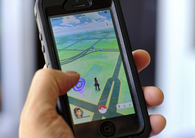 Pokémon Go jest wyświetlany na telefonie komórkowym. | Zdjęcie z aplikacji