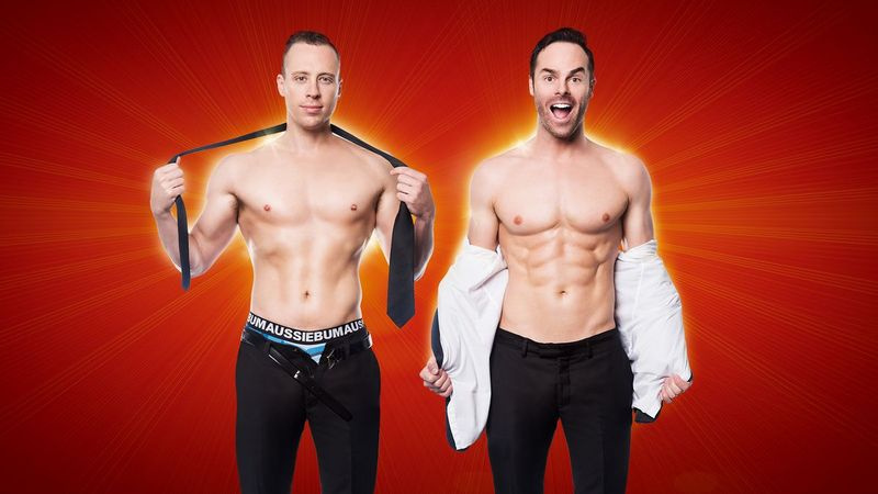 Los magos desnudos: Christopher Wayne (izquierda) y Mike Tyler. | FOTO PROPORCIONADA