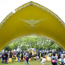 2019 Pokémon Go Fest starter i Grant Park, torsdag 13. juni 2019.