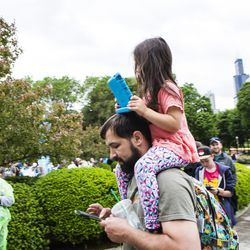 2019 Pokémon Go Fest starter i Grant Park, torsdag 13. juni 2019.