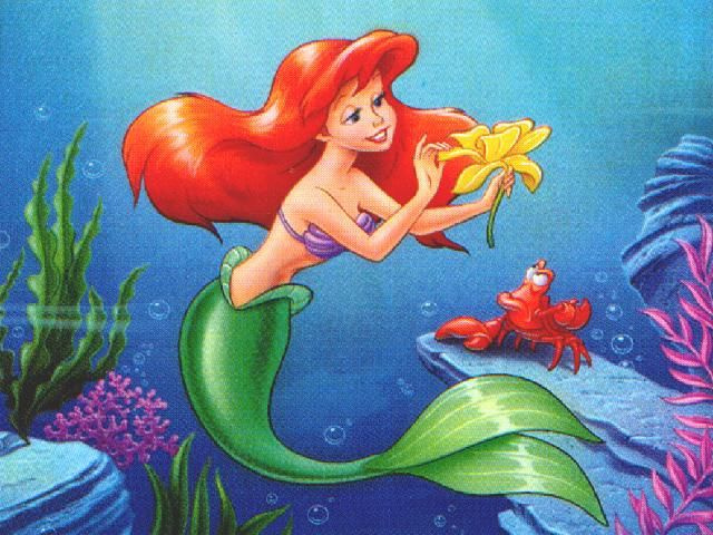 Disneyjeva Mala morska deklica je predstavila Jodi Benson kot glas Ariela in Samuela E. Wrighta kot glas Rakovice Sebastiana.