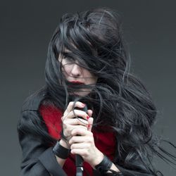 Zola Jesus uppträder på Pitchfork Music Festival. | Colin Boyle/Sun-Times