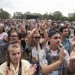 Publiken för Berhana på Pitchfork Music Festival. | Colin Boyle/Sun-Times