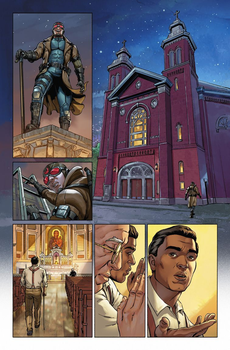 Phantom Phoenix serijos bažnyčia buvo pastatyta pagal Šv. Kazimiero bažnyčią, kuri buvo pervadinta Tepeyac Dievo Motina.
