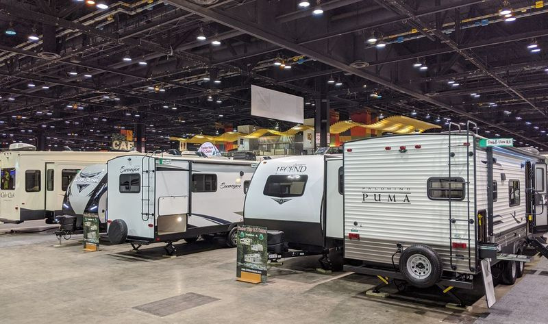 パンデミック時の傾向を考えると、野外ショーの開催が許されれば、RV（1月のボートショー）への期待は高いはずです。クレジット：Dale Bowman