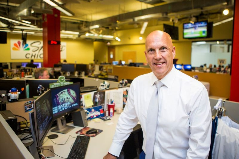 Spordisaatejuht David Kaplan on ESPN 1000 raadiosaate ja NBC Sports Chicago töötamise vahel hõivatud.