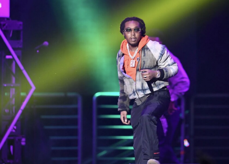   Takeoff, nacido como Kirshnik Khari Ball, actúa con Migos en State Farm Arena el 31 de enero de 2019 en Atlanta.