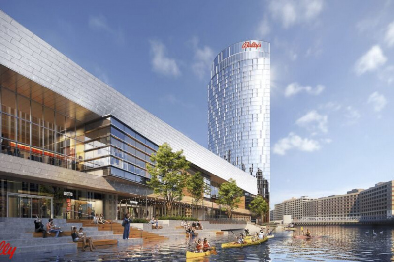   River Westis kavandatava Bally kasiino renderdamine.